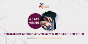 Communications and Advocacy position